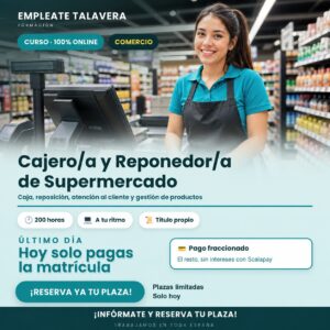 Cajero/ Reponedor Supermercado 200h