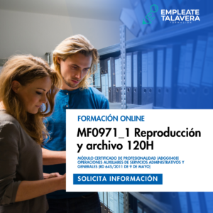 MÓDULO Certificado de Profesionalidad (ADGG0408) OPERACIONES AUXILIARES DE SERVICIOS ADMINISTRATIVOS Y GENERALES (RD 645/2011 de 9 de mayo)