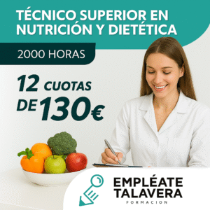 Técnico Superior en Nutrición y Dietética 2000H Acreditación de Competencias