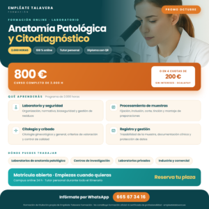Técnico Superior en Anatomía Patológica y Citodiagnóstico 2000H