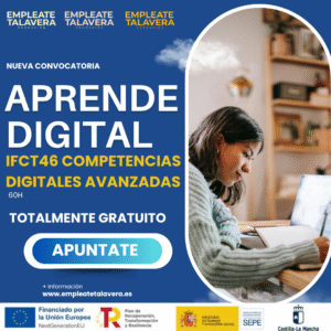  IFCT46 – Competencias Digitales Intermedias y Avanzadas Presencial en Talavera de la Reina, Toledo