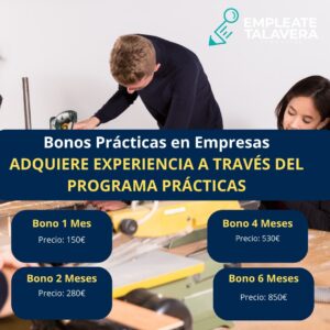 Bono de prácticas 8 meses