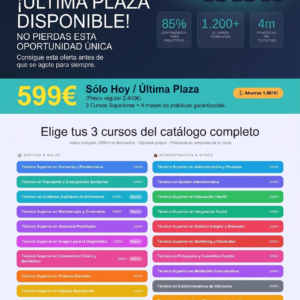 Ultima plaza Rebajada 2 de Mayo