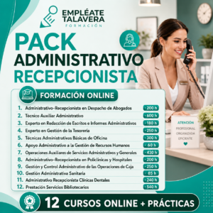 PACK DMINISTRATIVO-RECEPCIONISTA