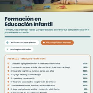 Educación Infantil ajustado a SSC322_3: Educación infantil