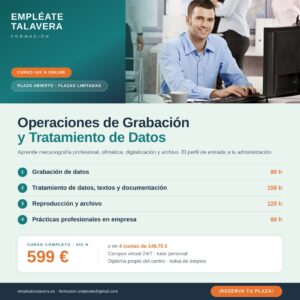 Operaciones de Grabación y Tratamiento de Datos y Documentos (440 h)