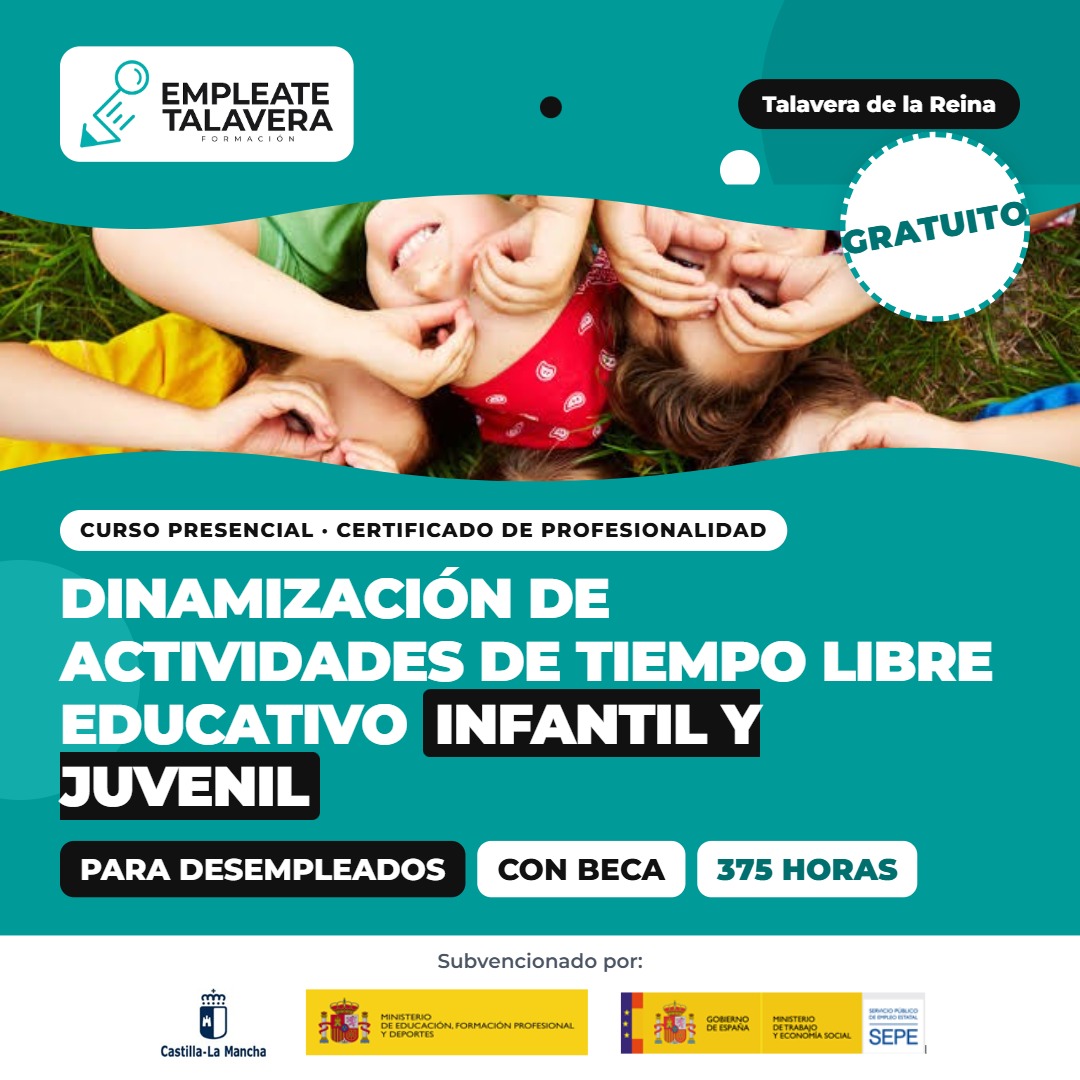 Curso gratuito Dinamización de Actividades de Tiempo Libre Educativo Infantil y Juvenil - 375 horas